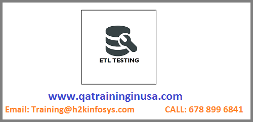 ETL testing Online Training & Placement Assistance