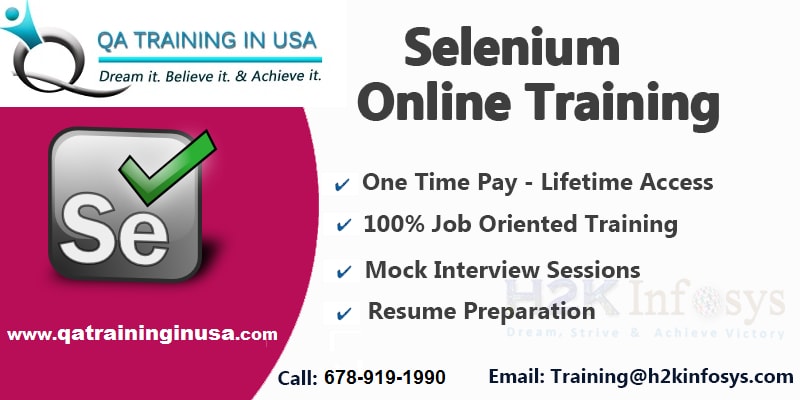Professional Selenium Online Training with live project