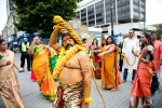 telangana community in London, bonalu festival in london, over 800 nris participate in bonalu festivities in london organized by telangana community, Cadbury