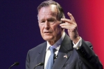 George H.W Bush Hospitalized, Top news, ex president h w bush hospitalized, Houston methodist hospital