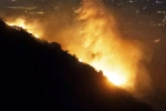 California Wildfire breaking, California Wildfire 2025, fresh fire erupts in los angeles, Hilton