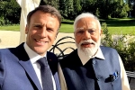 Emmanuel Macron and Narendra Modi news, Emmanuel Macron and Narendra Modi, france and indian prime ministers share their friendship on social media, France