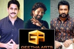 Geetha Arts latest updates, Geetha Arts latest updates, geetha arts to announce three pan indian films, Suriya