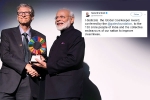 Global Goalkeeper Award, narendra modi receives  Global Goalkeeper Award, narendra modi receives global goalkeeper award, Swachh bharat