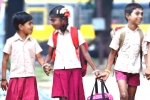 rural, secondary level students, 60 of indian children go to school on foot survey, Indian children