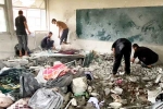 attack on school, UNRWA base camp, israel strike on school dozens killed, Israel war