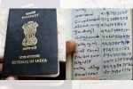 passport into grocery list, passport into phone directory, kerala woman turns husband s passport into phone directory and grocery list, Shopping list
