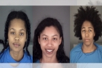naked women in car, naked women in car, three naked women lead florida police on hour long chase, Parking lot