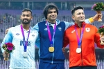Neeraj Chopra gold, Neeraj Chopra latest, neeraj chopra shines the best in asian games 2023, Flood