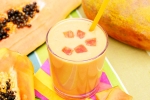 Papaya Smoothie latest, Papaya Smoothie for bloating, papaya smoothie that can help with bloating, This