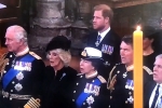 Prince Harry anthem, Prince Harry news, prince harry accused of not singing at the queen s funeral, Queen