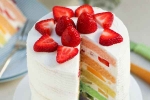 baking, simple, rainbow cake easy recipe make at home, Aesthetic