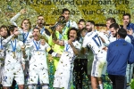 Club World cup, Kashima, real madrid clinches its 3rd title this year, Super cup