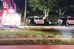 Sheriff, CBS Miami, red jaguar crashed into canal, Security video