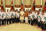 Narendra Modi, Narendra Modi, modi meets rio olympics bound athletes, Jitu rai