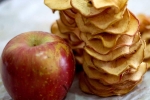 snacks, high tea snacks, spicy apple chips recipe, Apple recipe