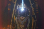 Surya Tilak Ram Lalla idol 2024, Surya Tilak Ram Lalla idol, surya tilak illuminates ram lalla idol in ayodhya, Ice