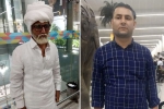 jayesh patel in rajiv gandhi international airport, young man posing as senior citizen, young man caught posing as senior citizen to fly to abroad, Central industrial security force