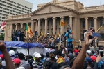 Sri Lanka Crisis for dollars, Sri Lanka Crisis for petrol, sri lanka crisis protestors break into pm s office, Speaker