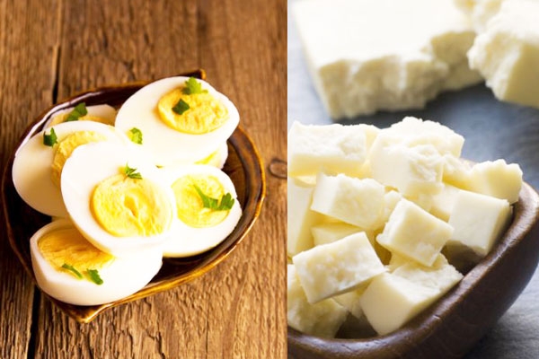 Boiled Eggs vs Paneer Cubes: Best Option as Protein Snack