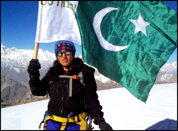 Samina Baig from Pakistan climbed peak of Mt. Everest!