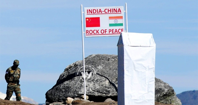 Chinese troops trespasses Indian terrain again},{Chinese troops trespasses Indian terrain again