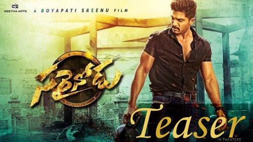 sarrainodu teaser