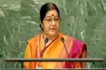 Sushma Swaraj, External affairs minister, befitting reply by sushma swaraj to pakistan, Nawaz sharif