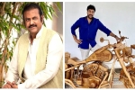 Tollywood, birthday, mohan babu gifts chiranjeevi a customized wooden bike on his birthday, Samantha akkineni