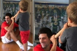 Novak Djokovic, Novak Djokovic, is tennis star novak djokovic a devotee of lord krishna this viral pic with his kids is a proof, Novak djokovic